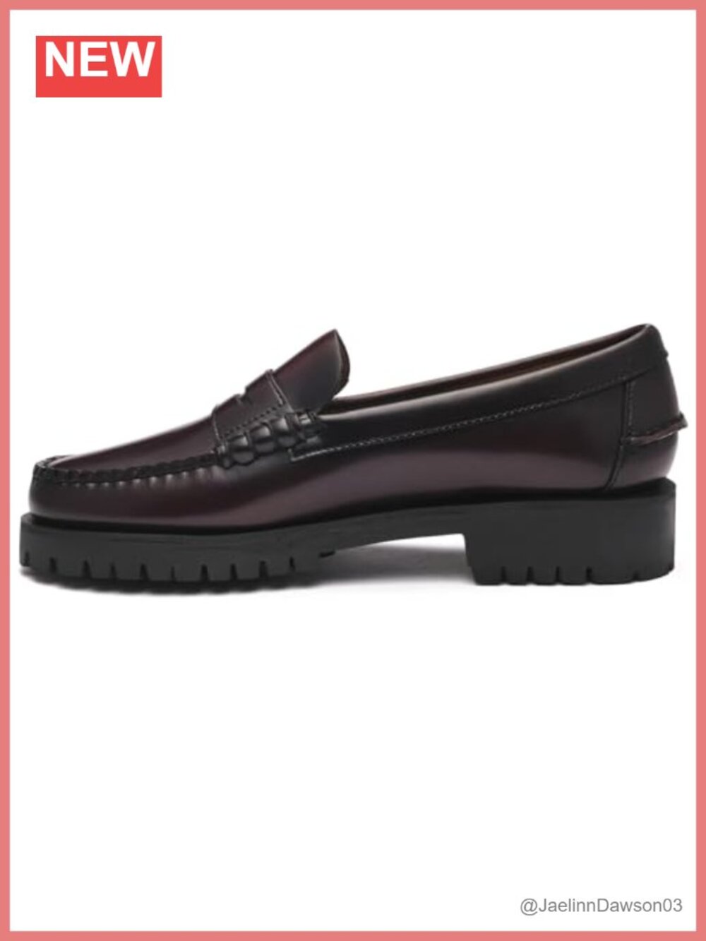 Leather Slip-On Loafers with Cushioned Insole, Round Toe